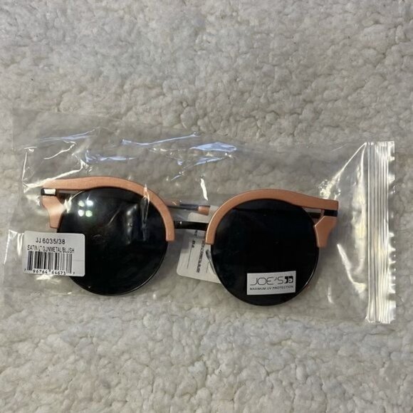 Joe’s Jeans Light Pink Gunmetal Cateye Sunglasses main image 4